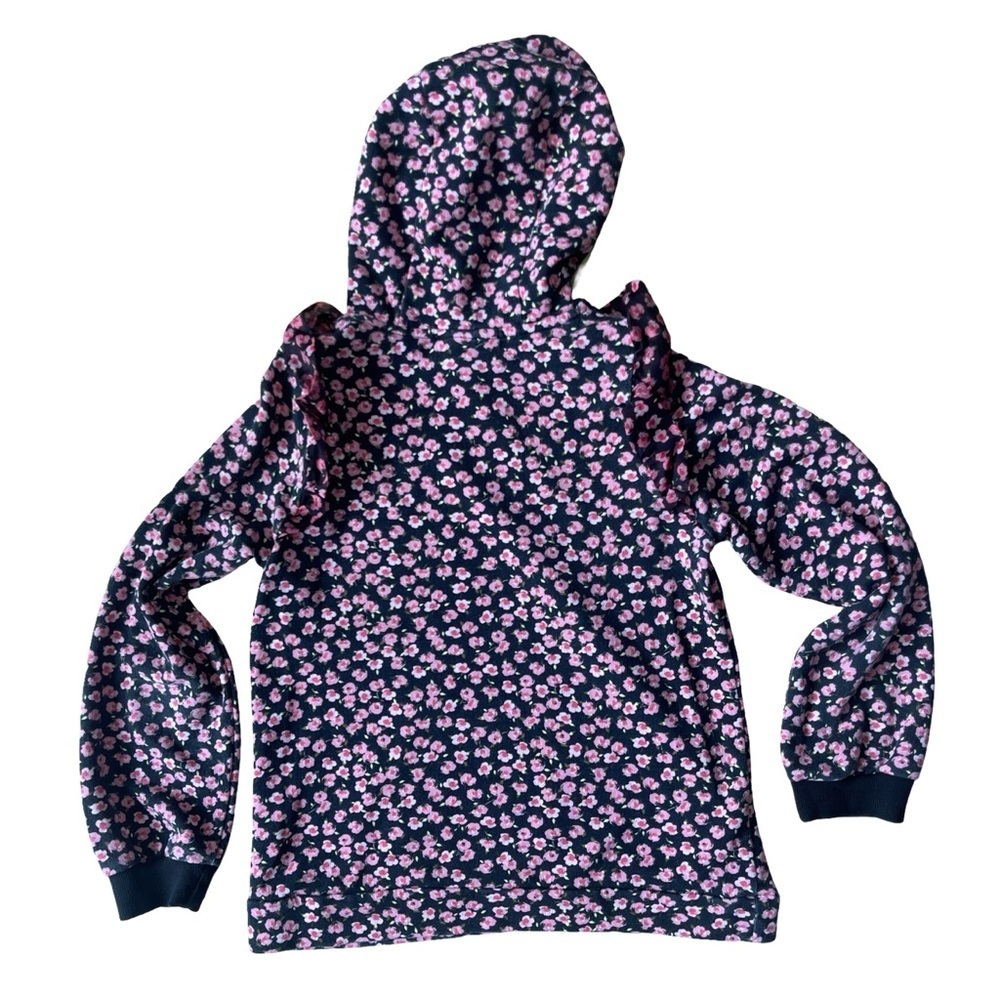 Sandy Liang x Target Floral Print Ruffle Hooded Sweatshirt - Size XS - Picture 5 of 12